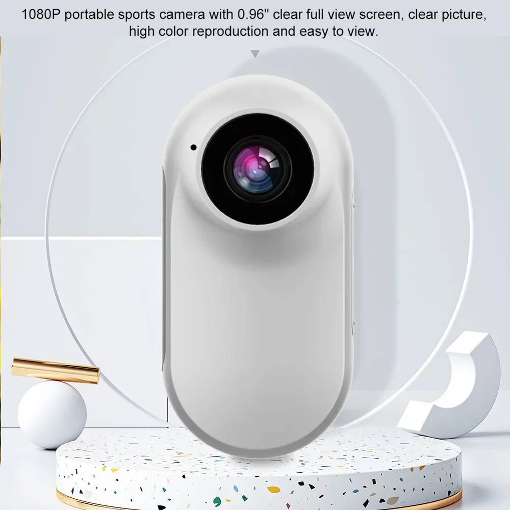 1080P Action with Recorder Mountaineering for Cycling Sport Screen Activities Portable Loop Skiing PhotoVideoPlayback High Clear Skydiving Support Recording Waterproof
