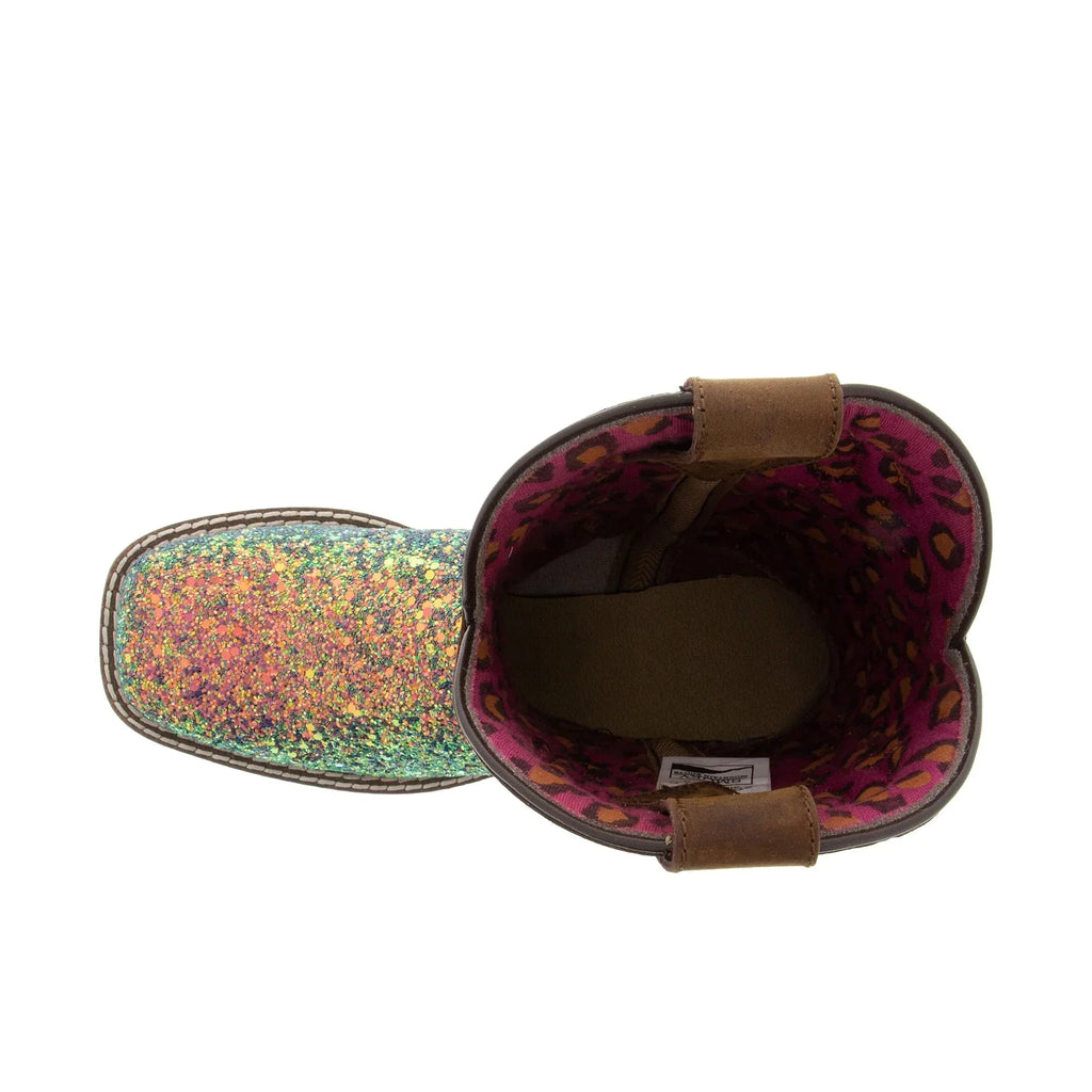 Square Western Broad Boot US Pink Girls' Mountain D(M) Ariel Smoky Toe 2