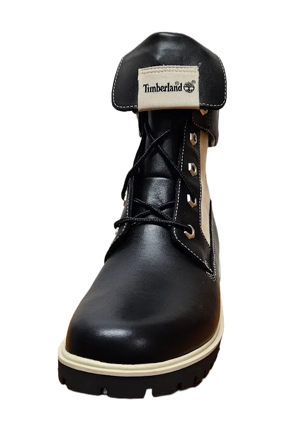 Lady Women Premium Timberland 6 Black US Medium Boot dimension 14355