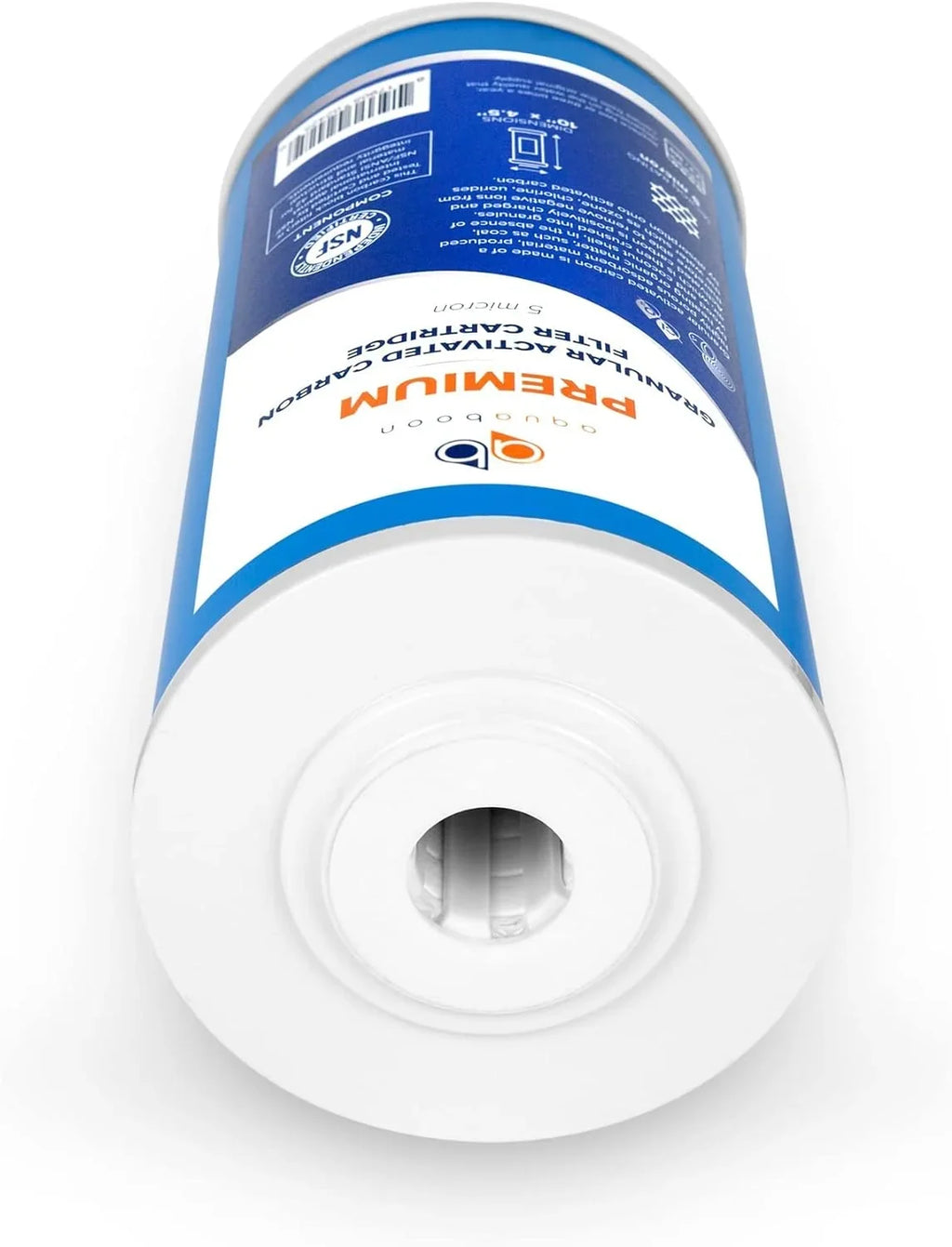 X Whole Filter 12-Pack emium (GAC) 5 liquid Coconut Replacement 4.5" Shell House Cartridge 10" Granular Carbon Micron Activated