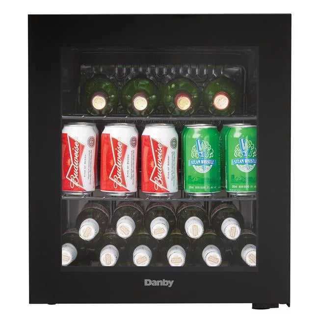 Wine Cooler, Danby Black ft. Free-Standing 1.8 cu.