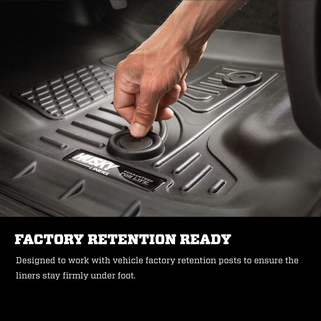 Forester RealTruck Seat Floor & Compatible Front Weatherbeater Husky 2014-2018 with 2nd Mats by Subaru