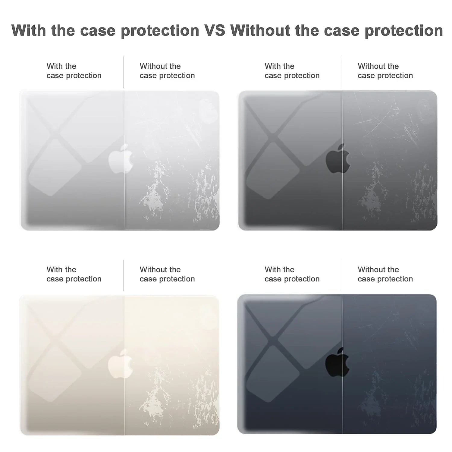Sleeve Keyboard Crystal with Laptop Cover Hard-Shell Techprotectus Clear (TP-CYC-K-MA13M2)