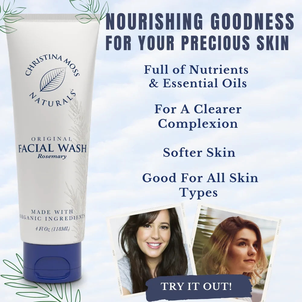 Blackhead Vera - USA, Shea 4oz with Helps To a Facewash Face Oil, Remover in Balance Wash, Soften, & Skin, Rosemary and - Aloe Cleanser, Soothe as Cleanser Made Oil Butter Facial Organic Gentle