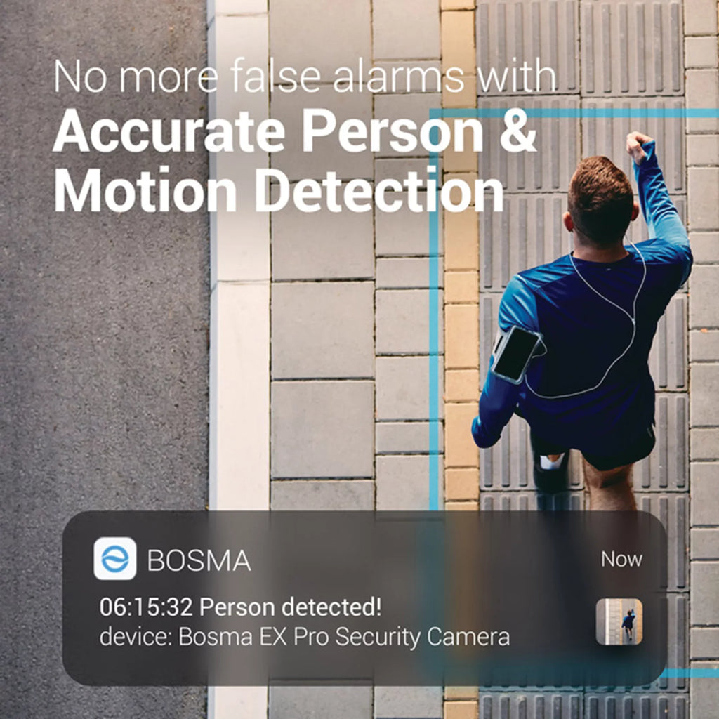 MP EX Pro 3.0 with Wi-Fi Security Camera DI4101 Spotlight exterior Pan-and-Tilt Bosma
