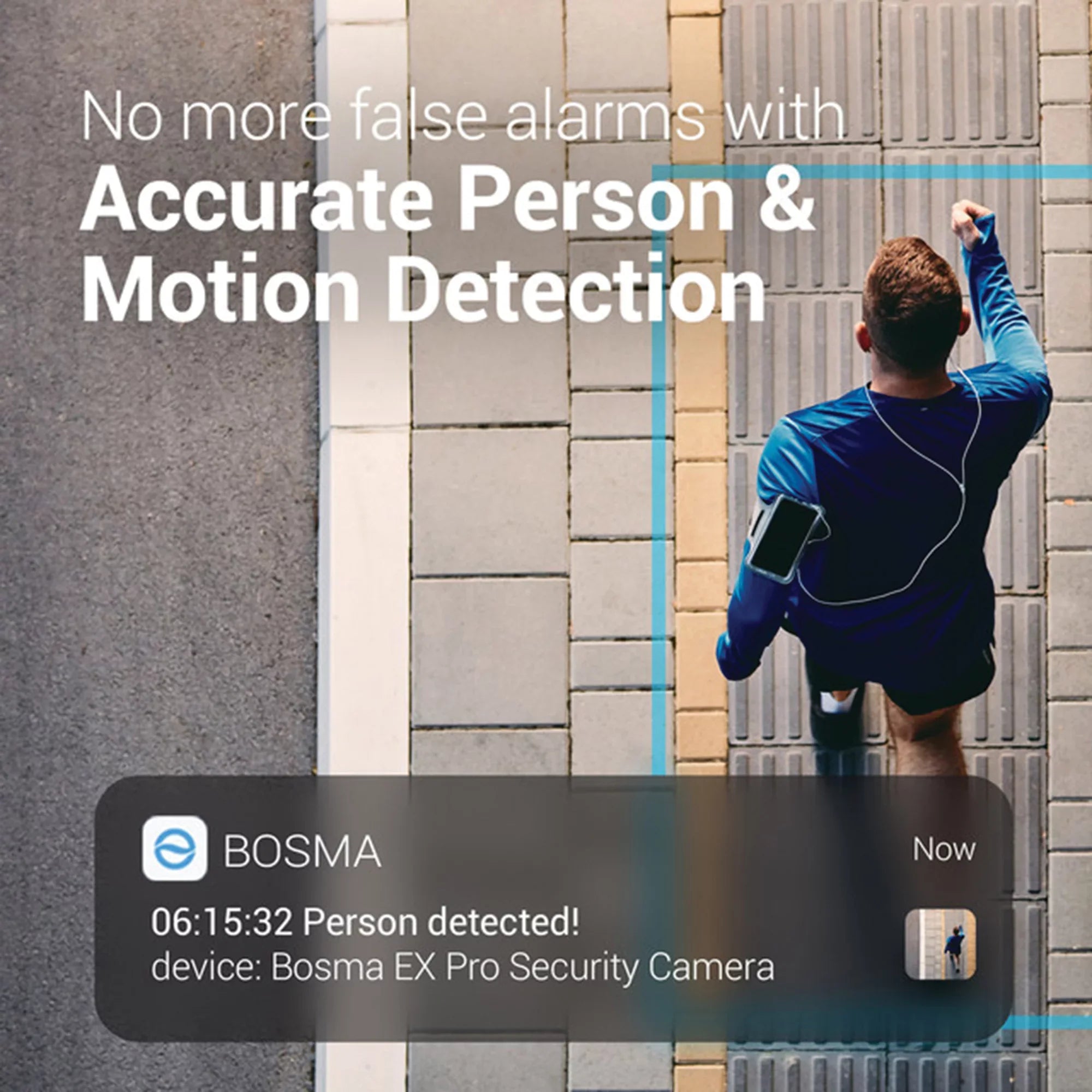 MP EX Pro 3.0 with Wi-Fi Security Camera DI4101 Spotlight exterior Pan-and-Tilt Bosma