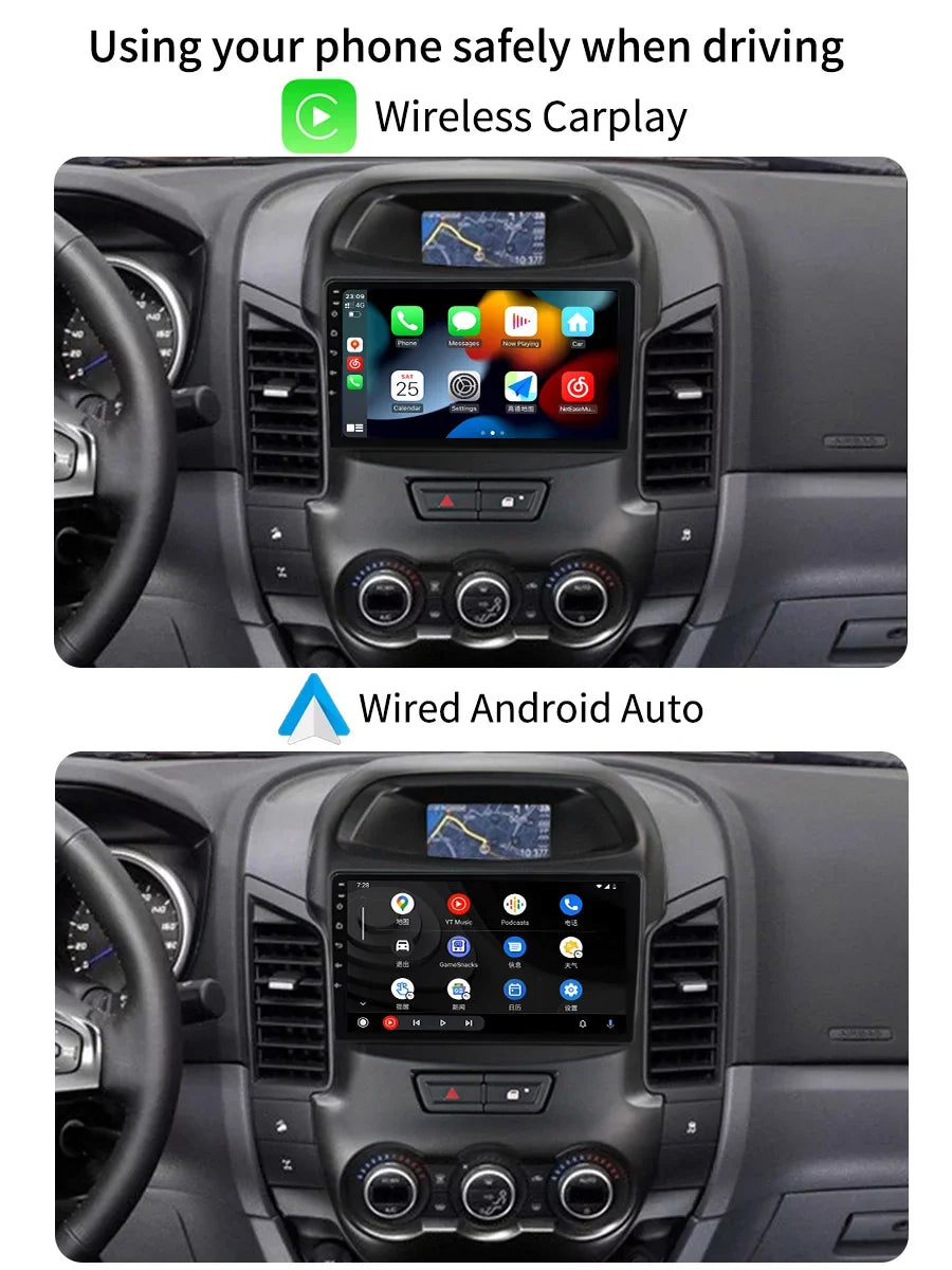 Auto Carplay inch Player Multimedia Bluetooth Stereo - GPS Android 2011 2016 Ranger Screen Radio Android Car 9 For Navi With