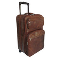 25" Amerileather - Suitcase - Wheels 89-4 Expandable with Amerileather Leather