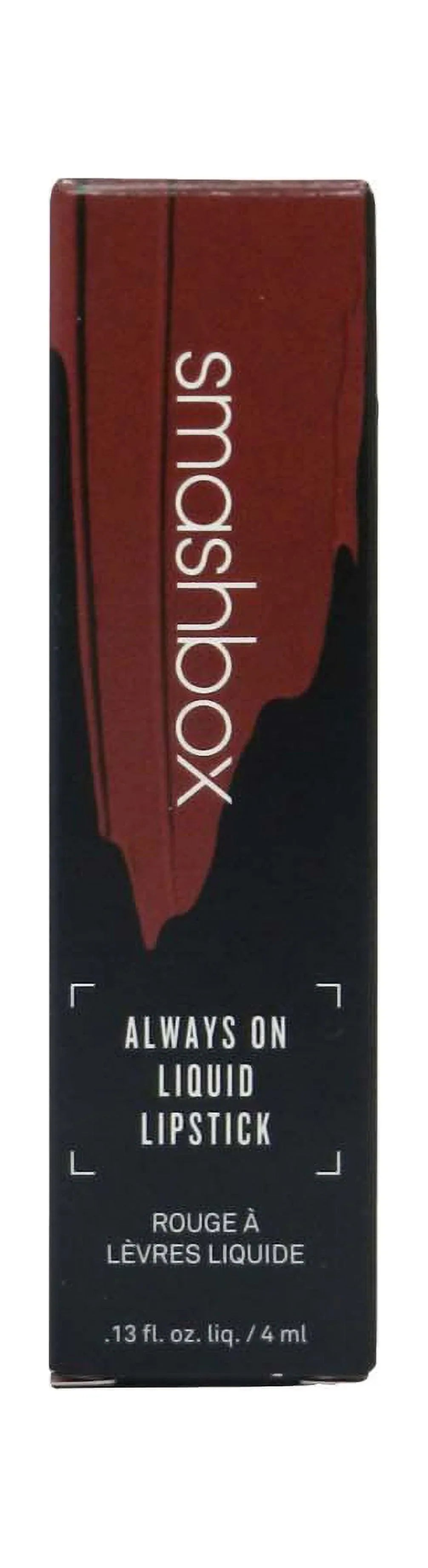 (Terracota Lipstick, Smashbox Boss Up On Liquid Rose) Always Matte
