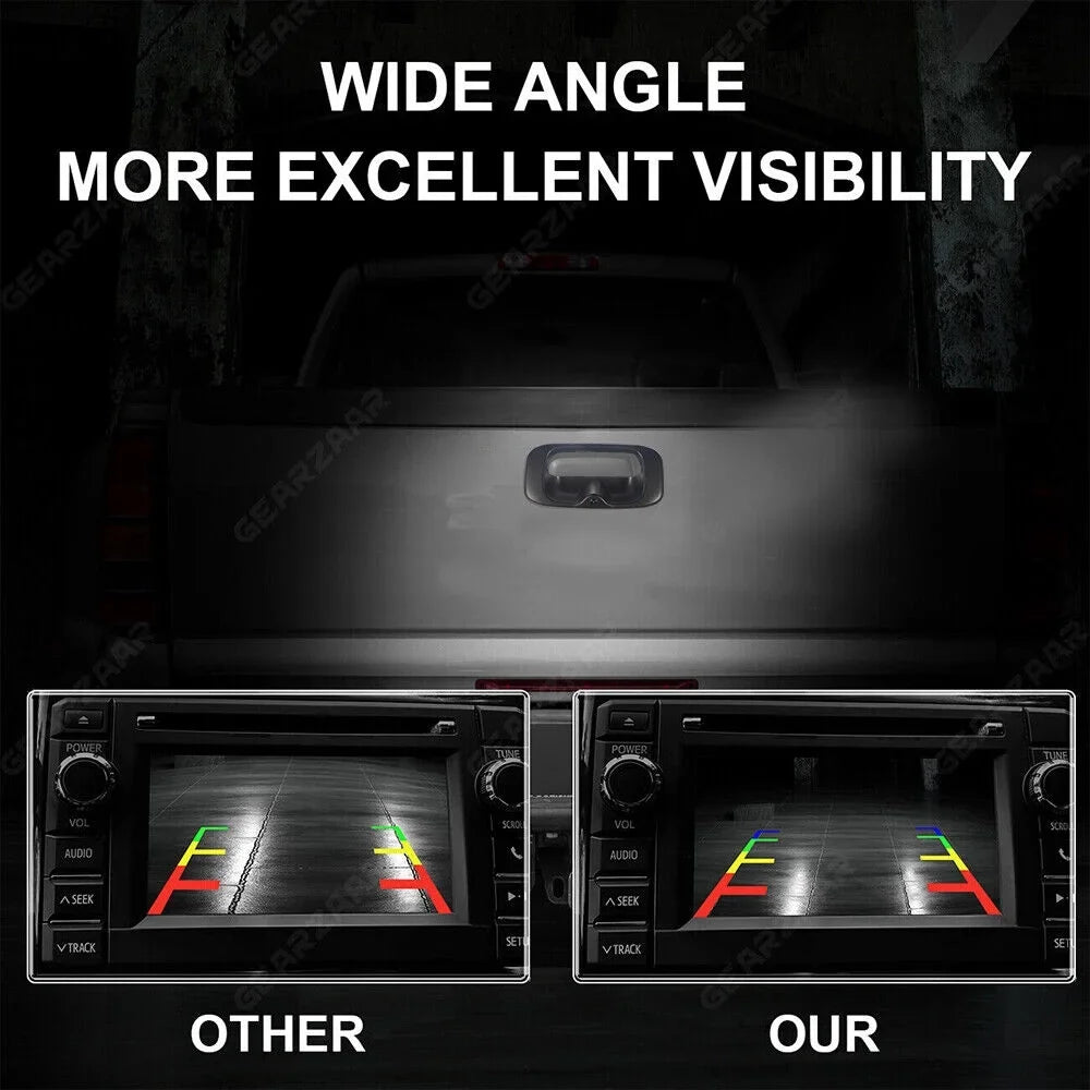Silverado/Sierra GMC Camera Tailgate Replacement Chevy Kydely Rear Handle Waterproof View Resolution High