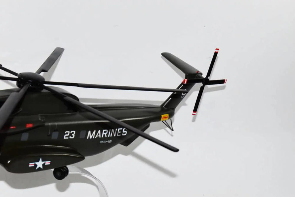 Sikorsky 1/74th (16) Scale, Mahogany SEA CH-53D Model (23) Iron STALLION™, Horses HMH-461