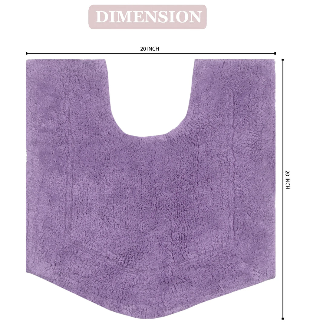 Absorbent Weavers Wash Rugs, Waterford Dry, Contour, 20" Rug Cotton Extra 20" 100% Carpet, rugs Machine and Plush Bath Purple Collection Bathroom x Home Bath Rug, bath Tufted for Non-Slip Bath Floor,