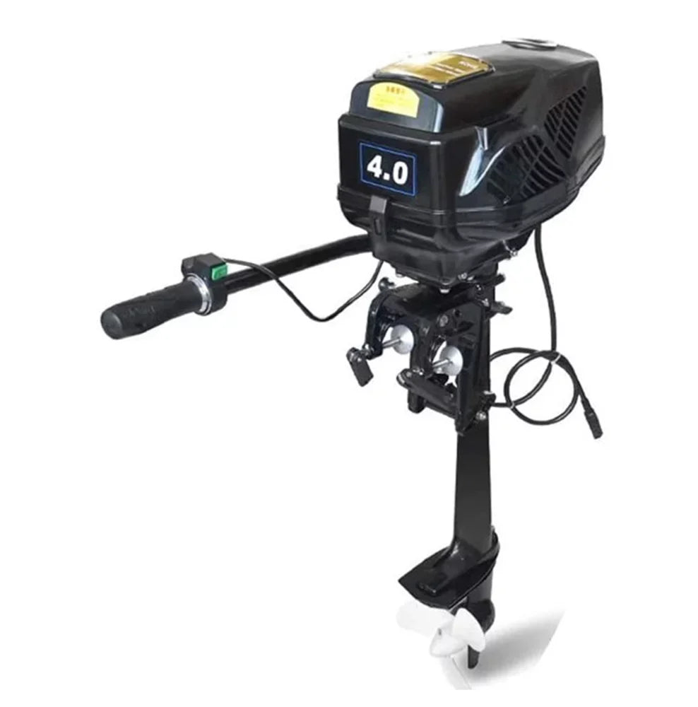 Outboard Boat 48V Motor Fishing Brushless Engine Trolling Electric Motor 4HP Techtongda