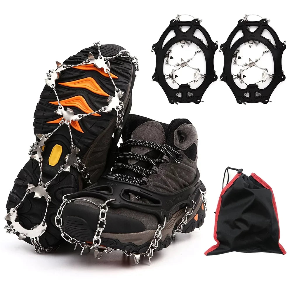 Claw Ideal Steel and Slip - Grips - 201 Traction Shoe Stainless Winter Ice Claws walmeck Ice for for 26-Tooth Superior Ice Fishing