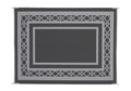 Rug designs) 2 12' 9' (Reversible Patio x Mats Gray with exterior