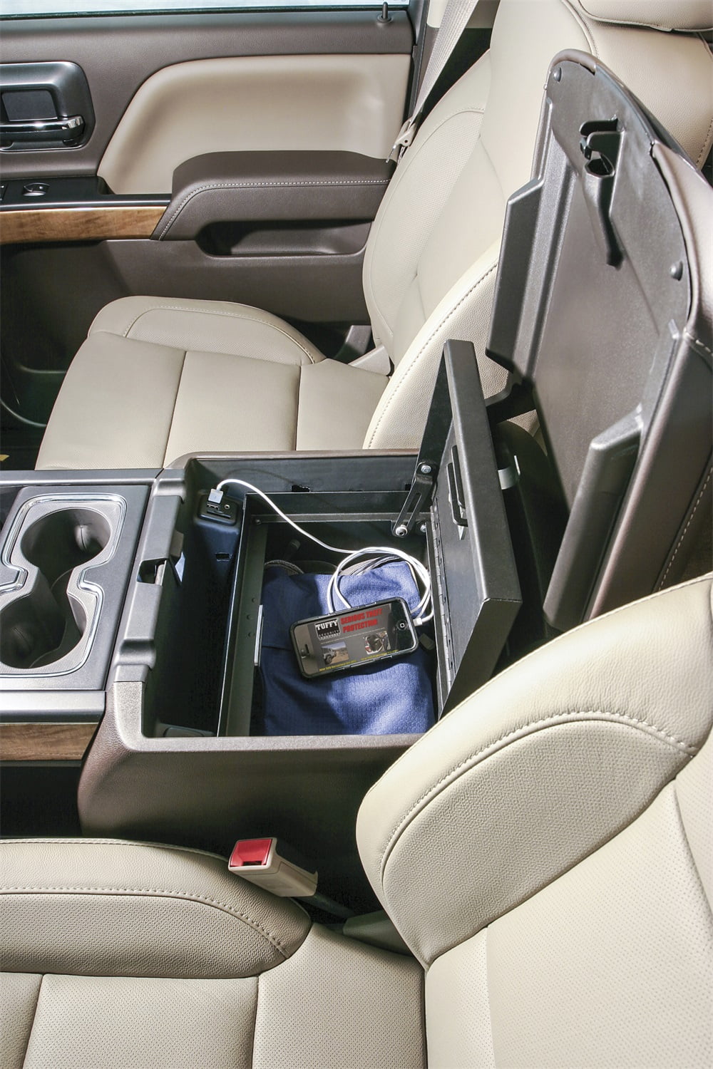 Security Products Silverado 2500 Tuffy 2014-2019 1500, 2015-2019 Safe; & 320-01 Console Silverado 3500 Black; Chevrolet Chevrolet