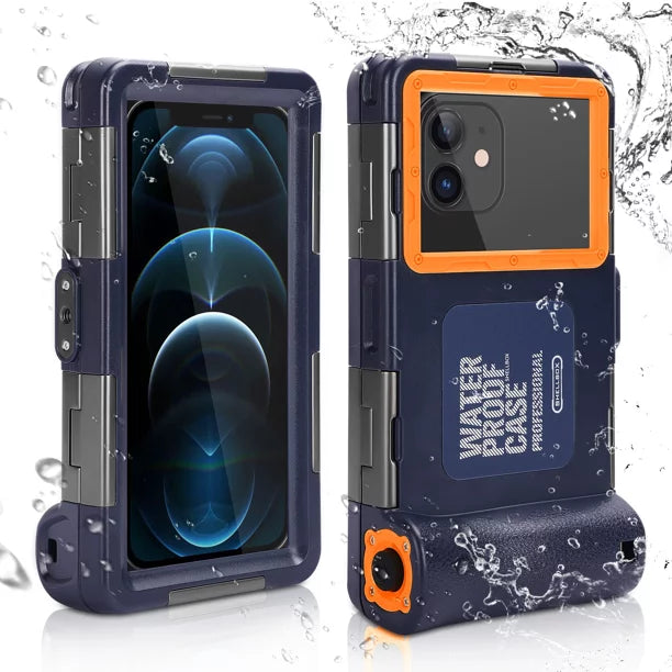 Up with Snorkeling Swimming to Waterproof UrbanX Surfing Housing for Diving LCD [15m/50ft] Professional Photo Phones Play Inch 20 Protective Case Lanyard Video Underwater And all 6.9