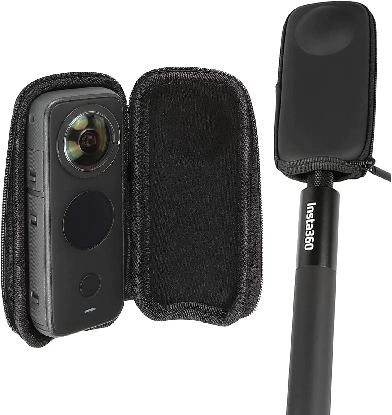 Carrying Case Hard Case Travel Insta360 Insta for 360 Hard ONE PU Hard for X/X2/X3,Mini Carrying Case Protective Shell