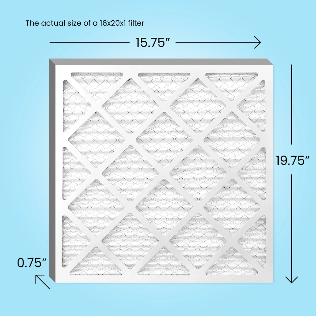 Filter, Air Filter, Air Air, MPR Mint AC MERV Furnace 13, 1500, 16x20x1 6-Pack