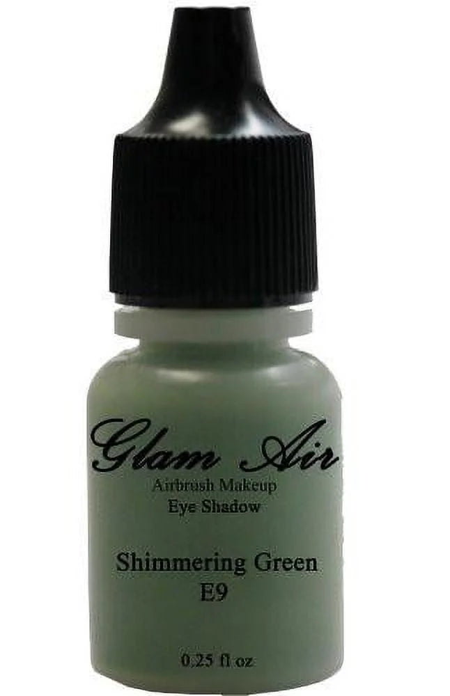 Airbrush &amp; Green, Fair E9shimmery Gold Eyeshadow Copper Fl. s-E1 of Cocoa, Bottles Fair Oz. Set E4Copper (3) Green, of Cocoa, Shimmery Air Three liquid-based Glam 0.25 Gold