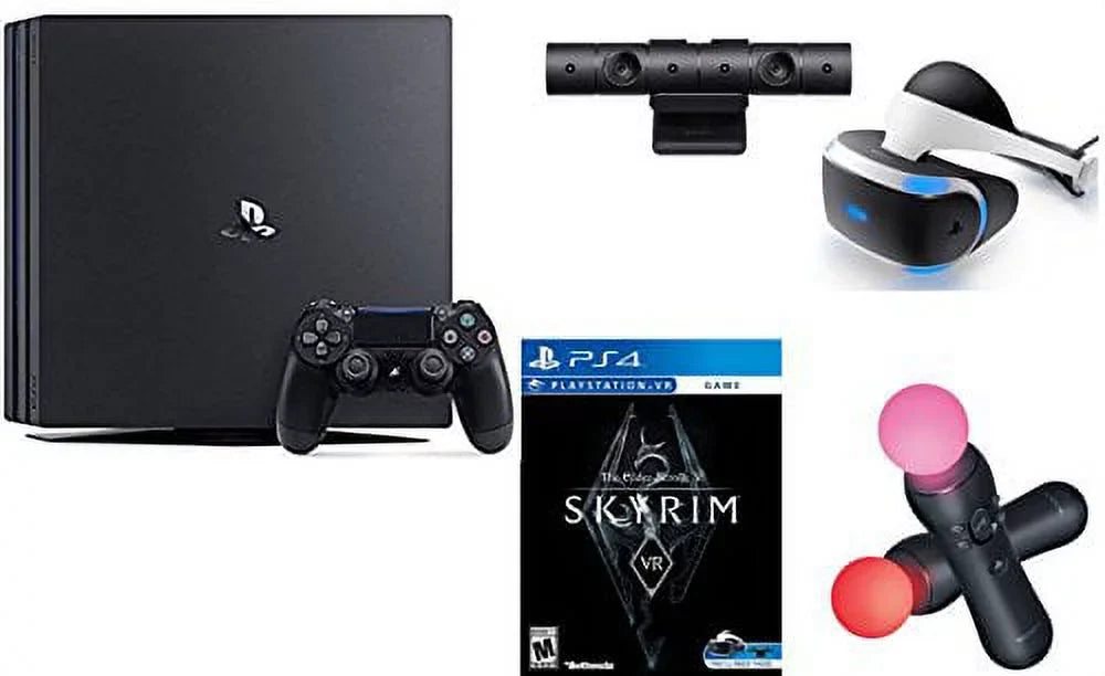PS4 Pro 4 : Bundle bundle Console 1TB VR + PlayStation Pro Skyrim
