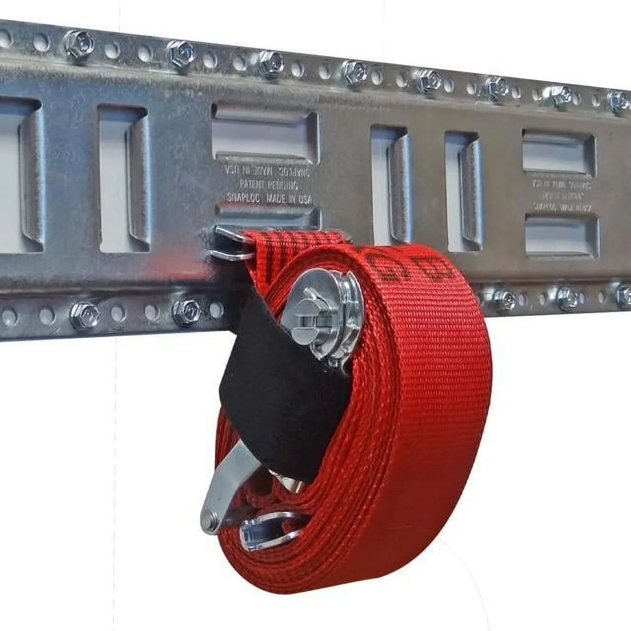 USA 4-Pack Logistic Trucks, Steel Galvanized 8 Fast-Track SNAP-LOC Horizontal Tie-Down Inch Pickups, E-Track for Vertical, Trailers