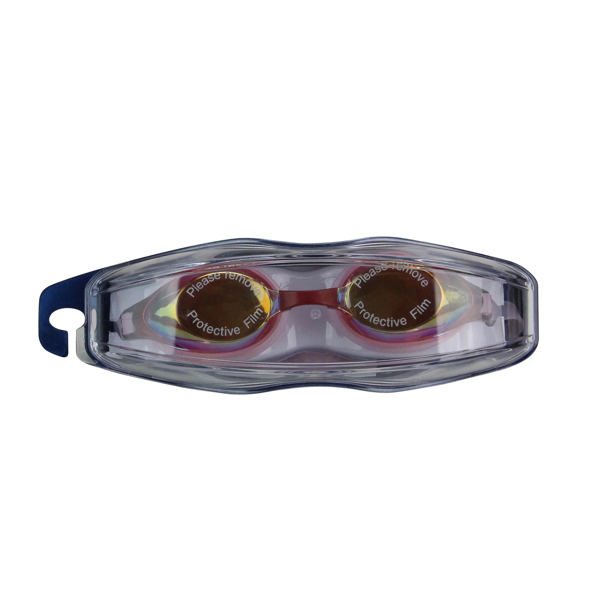 Competition 7" Mirrored Pool Pink Goggles Swimming Central