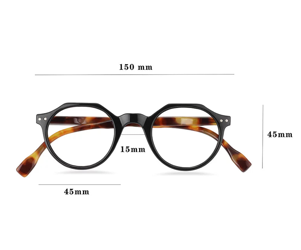 Reading Mens Vintage Light Blue Pairs Blocking 3 Glasses Womens Round Readers