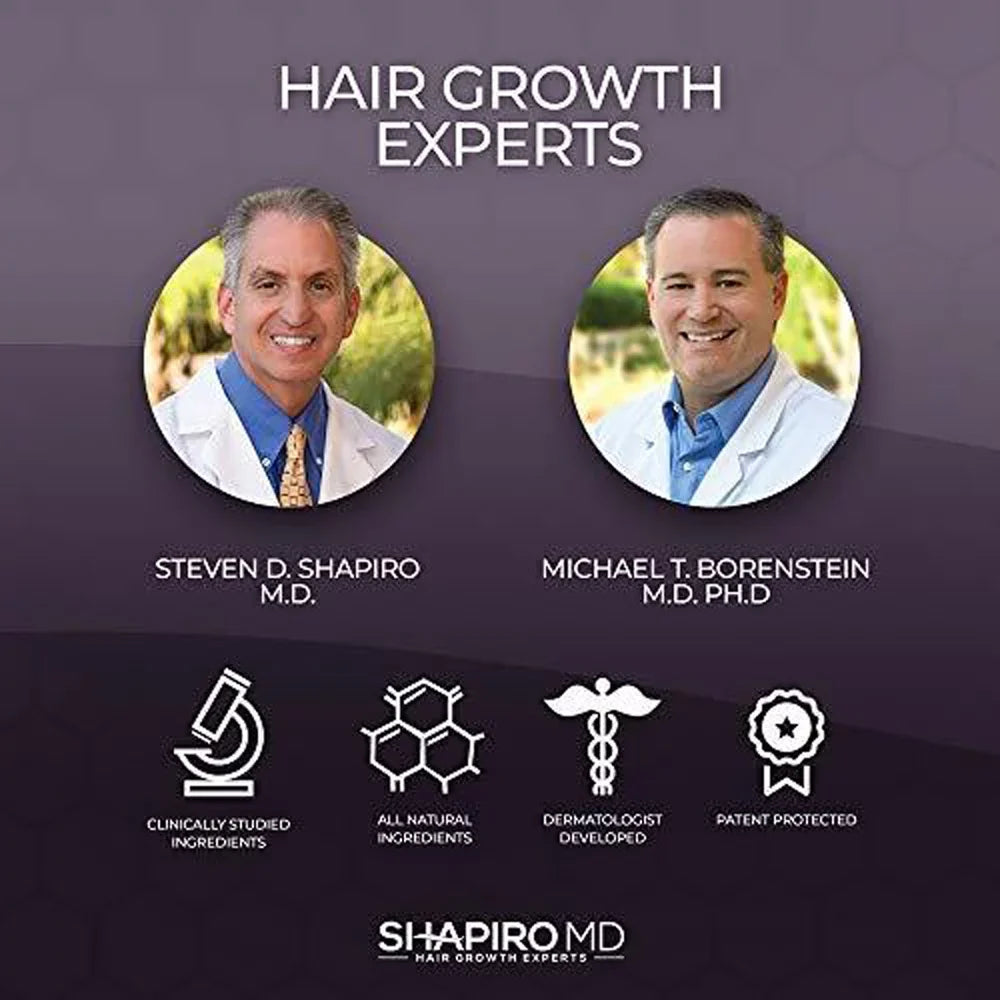 Fighting MD DHT Hair, Hair Month) Vegan 8 Loss ounce Shapiro for Shampoo, Formula Thinning (1