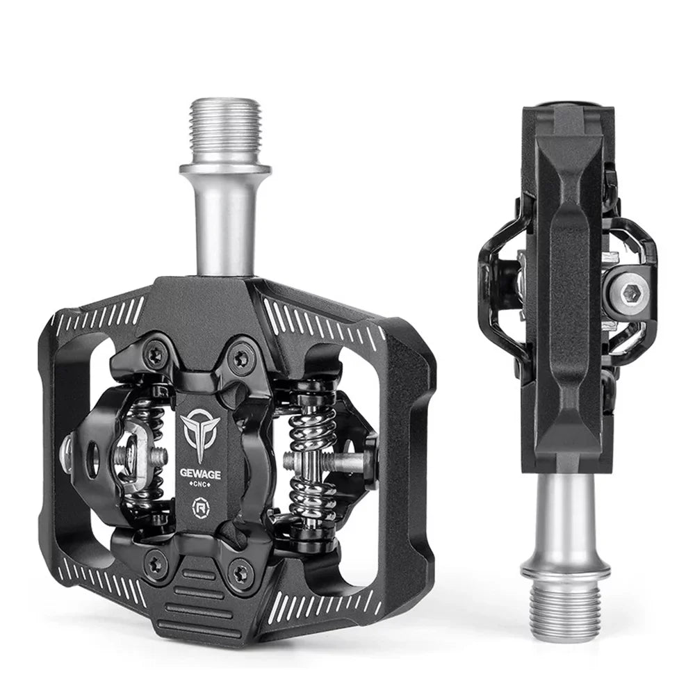 with Pedals Transfer Optimal Clip Cleats for Efficient Double MTB Pedals Sided