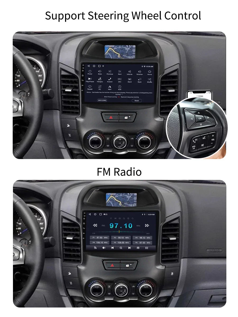 Auto Carplay inch Player Multimedia Bluetooth Stereo - GPS Android 2011 2016 Ranger Screen Radio Android Car 9 For Navi With