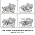 Camping Cooking Steel for Furnace, Picnic Nebublu Portable Stove BBQ Stainless