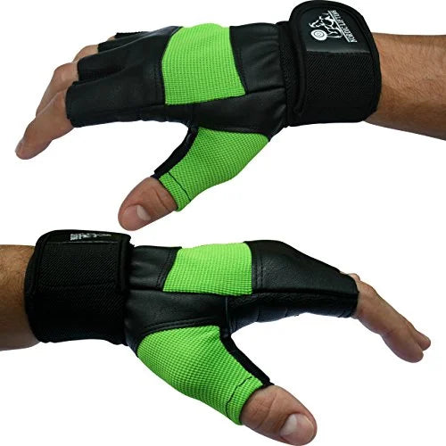 Best with 12" - Lifting&Trade Nordic & XSmall) for Support -(Green, Cross Lifting Weightlifting, Workout, by Training for Gym Weight Wrist Fitness Gloves - Women & Men