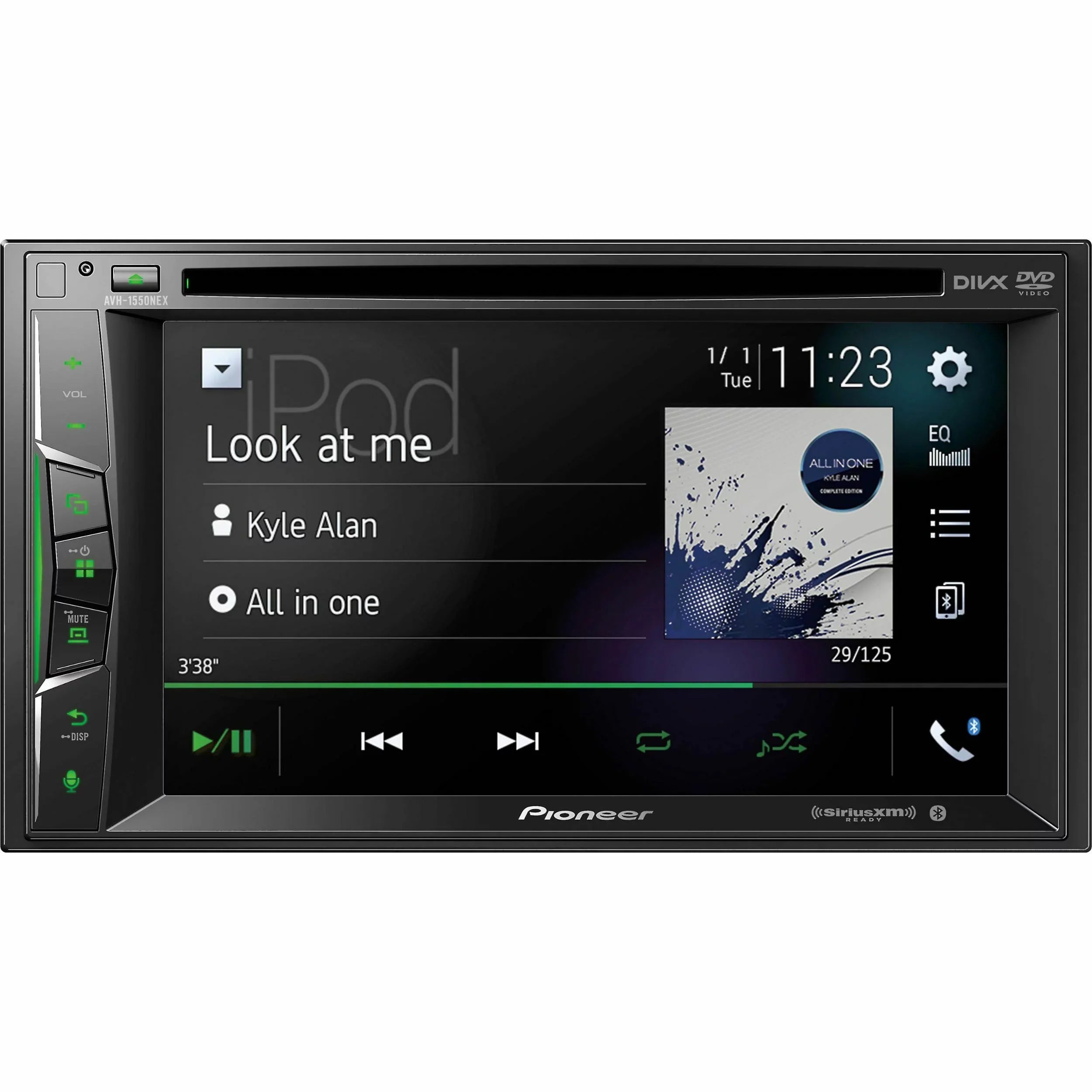 AVH1550NEX DVD inch 6.2 Receiver Pioneer Multimedia