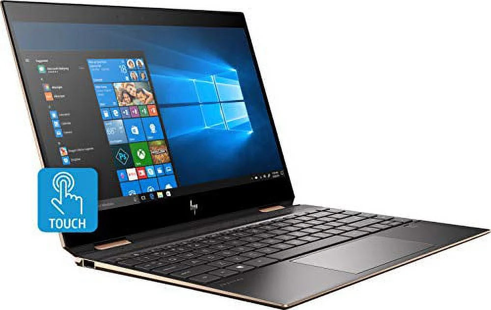 RAM, Windows 1.8GHz, 256GB HP HD 8GB Home, x360 - Laptop, used 13.3" Full 10 13-ap0013dx Touchscreen by Ash SSD, Silver i7-8565U HP Core Spectre Convertible