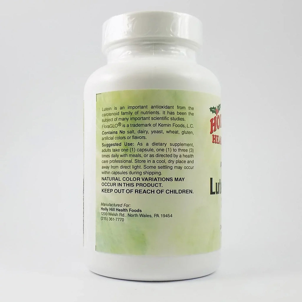 Lutein For Capsules Health Foods, Hill FloraGLO, Support 120 Plus Vision Holly With