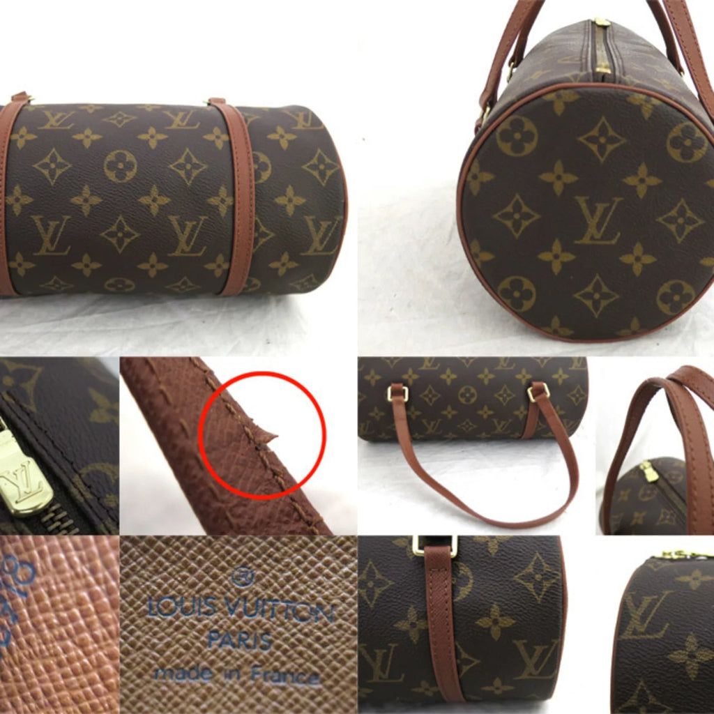 (Good) Pre-Owned Brown Canvas M51366 Papillon Women's Monogram Handbag