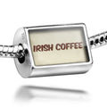 925 Cocktail, Coffee Sterling Vintage design Silver Bead Neonblond Irish Charm