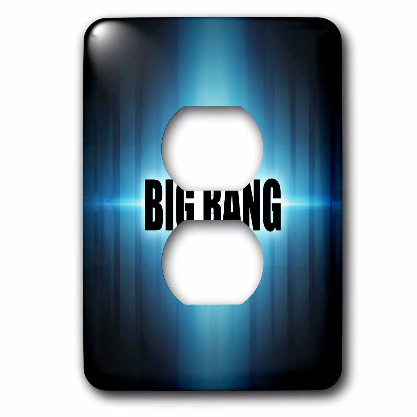 Outlet Cover 2 graphic universe 3dRose the - original (lsp_18429_6) design as Big Bang the Big Plug depicting explosion of Bang