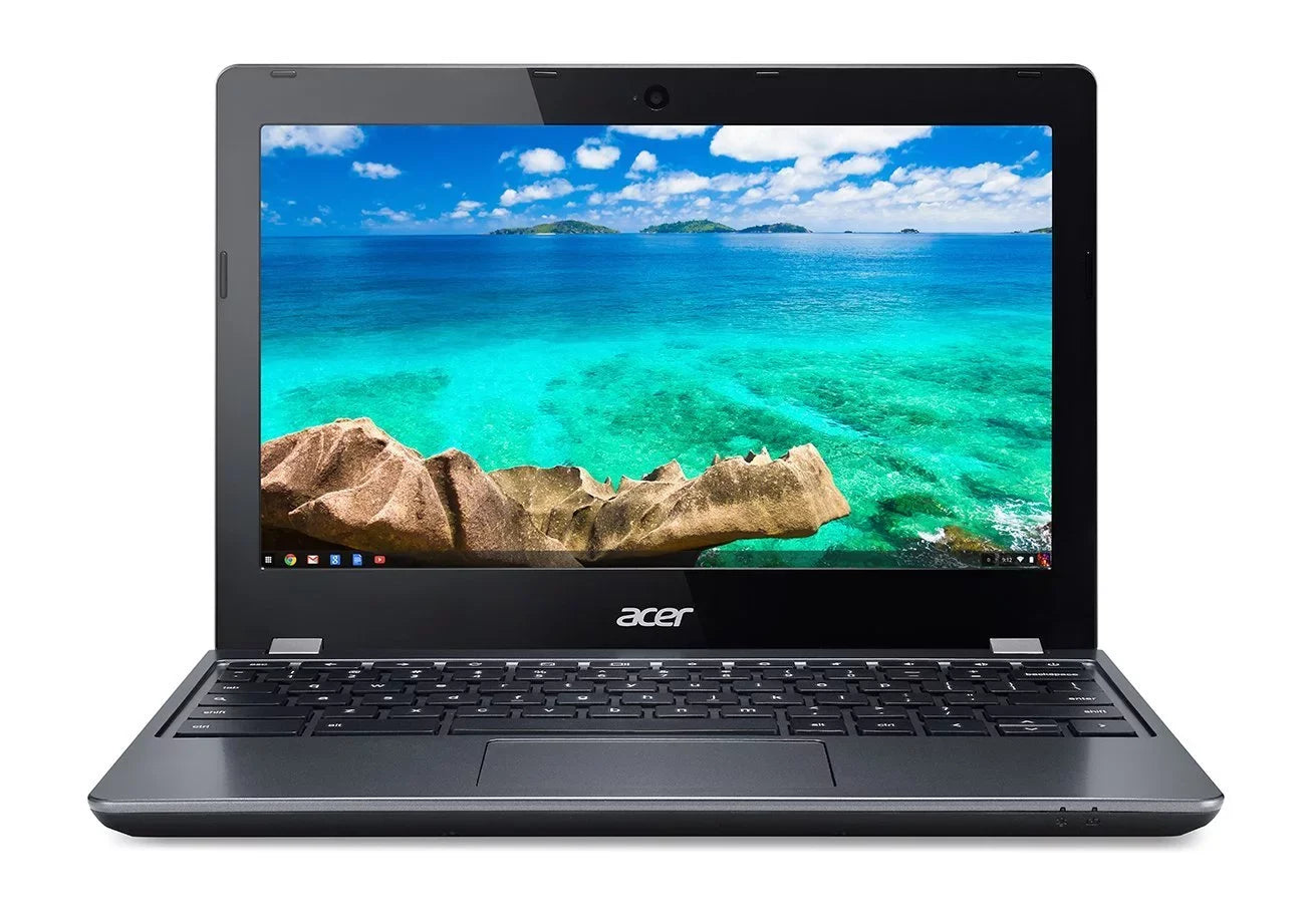 2GB C740-C3P1 Hard Chrome, Celeron, Computer, Chromebook Tablet SSD Acer RAM, (Refurbished) Drive, 16GB 11" 1.50 GHz DDR3 Restored Screen