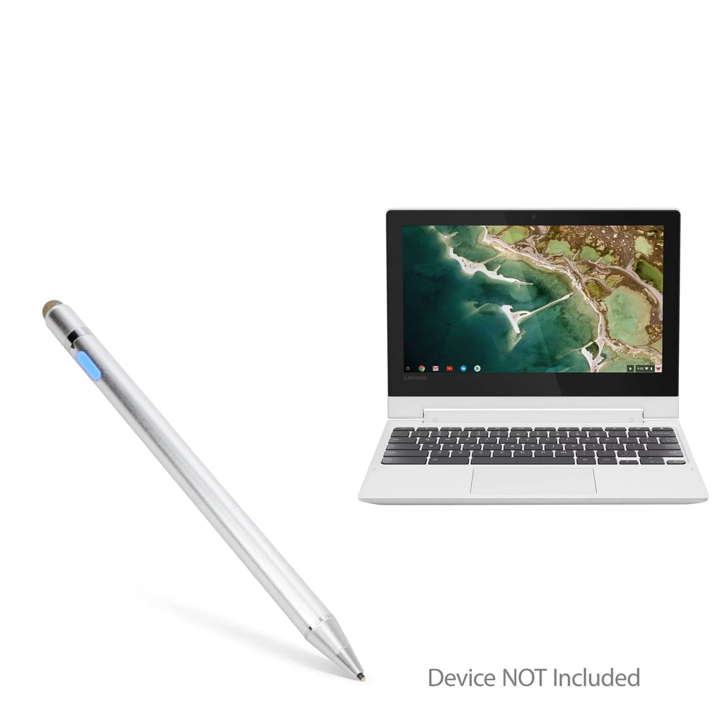 Stylus Metallic Active Electronic with Tip BoxWave Convertible Stylus] Fine Chromebook - 2-in-1 Ultra (11.6") [AccuPoint Stylus Silver C330 Lenovo Pen,