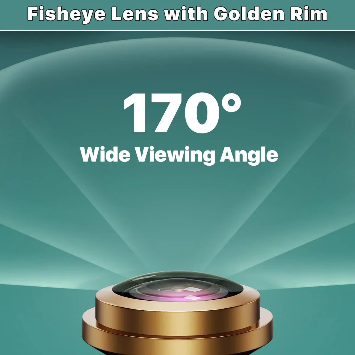 AHD Reverse View HD Trailer, with 720P Backup/Front/Side GreenYi SUV, Rim, Car, for Camper, Camera Rear RV, Cam Gold