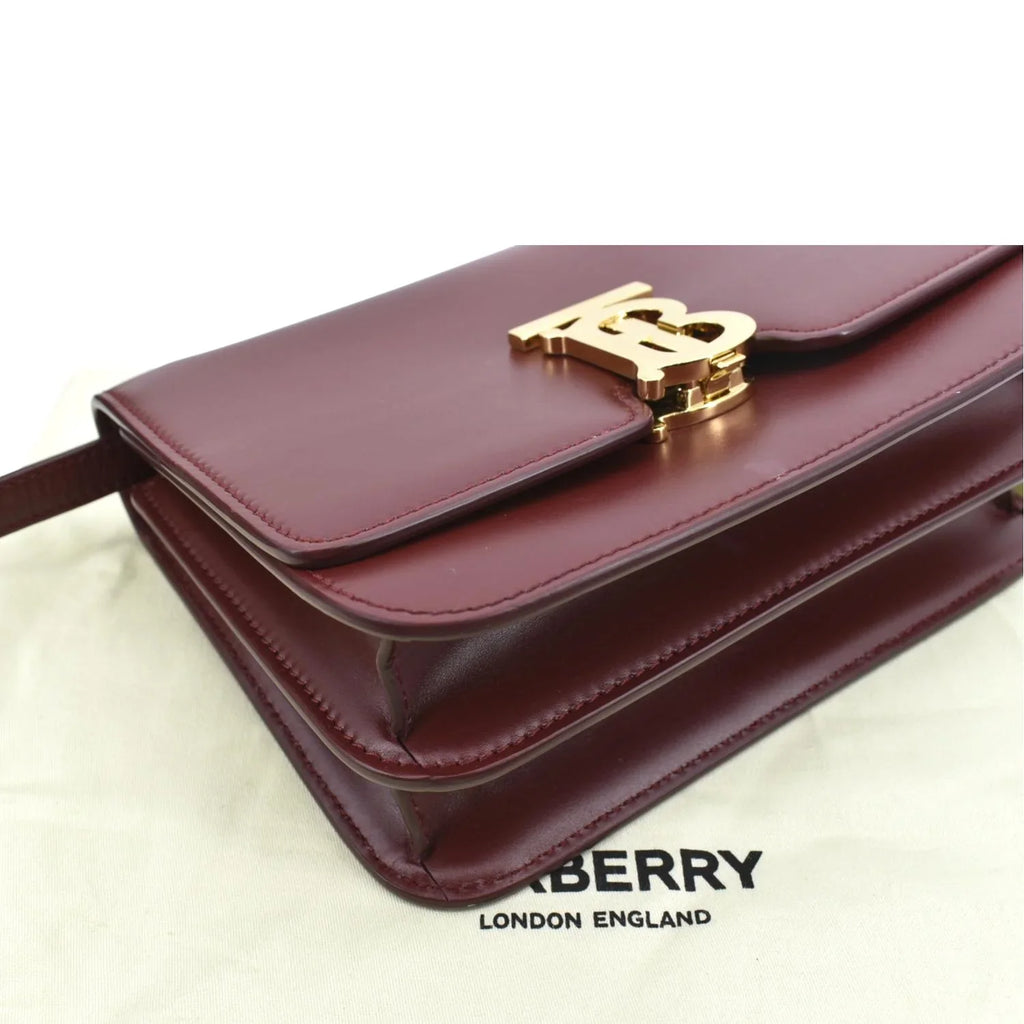 Red Shoulder Bag Leather Lola Pre-owned BURBERRY Tb