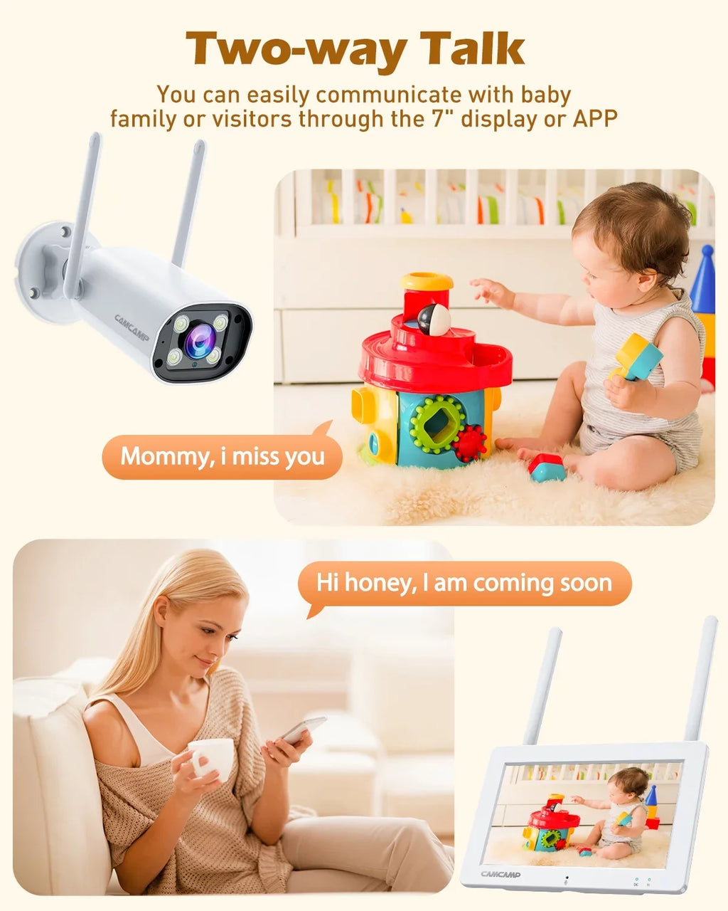Remote 1080P Waterproof Vision, W300 Alert, Surveillance Alert Toguard Security NVR with Wi-Fi Access, System & (Only 8CH Motion Night Wi-Fi) Supports Email Camera CCTV Detection 4Pc, 2.4GHz
