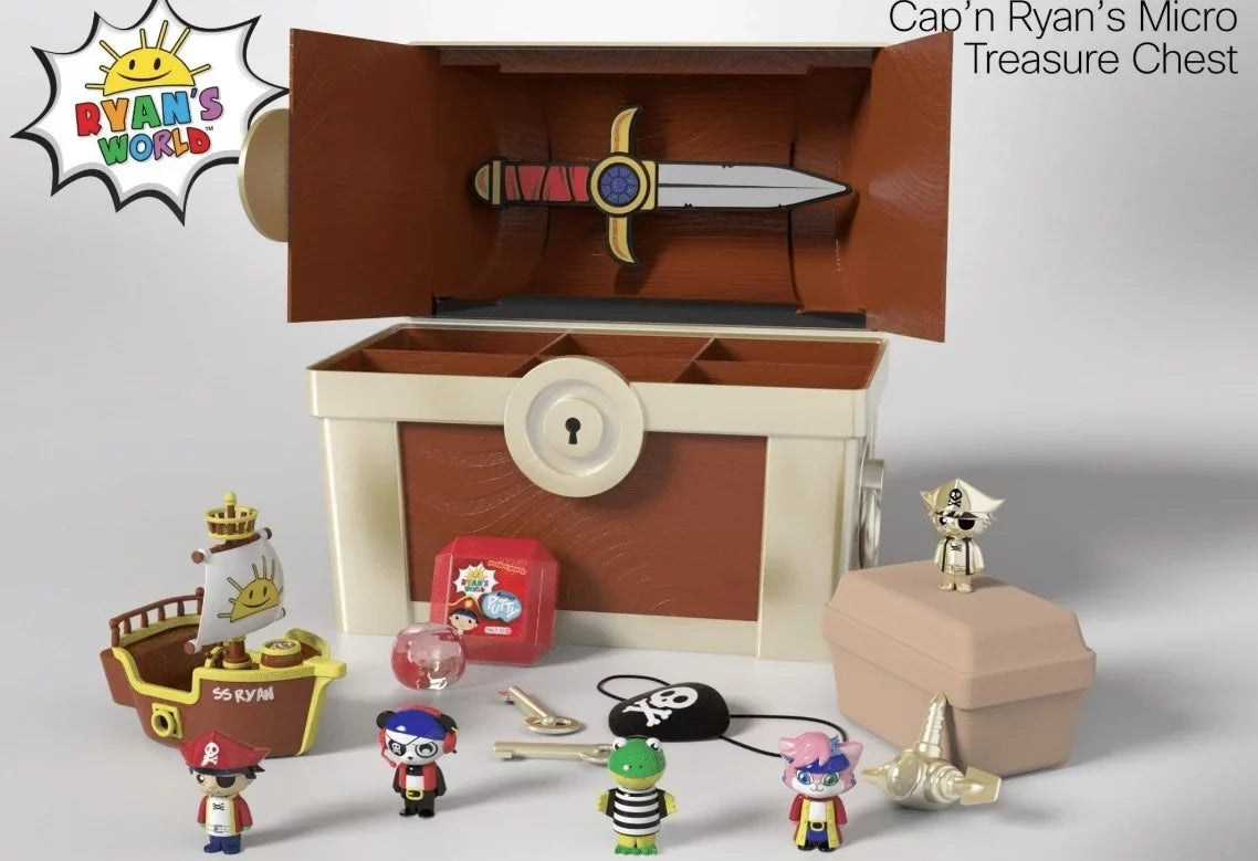 Micro Toy Chest Mystery World Cap`n Ryans Treasure Ryan`s