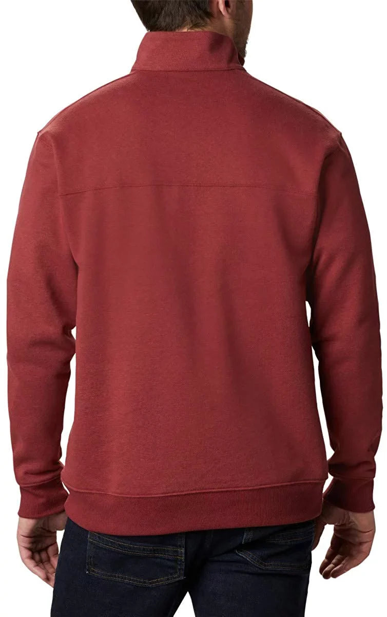 Hart Half Zip, Mountain II Men's Large Jasper, Columbia Red