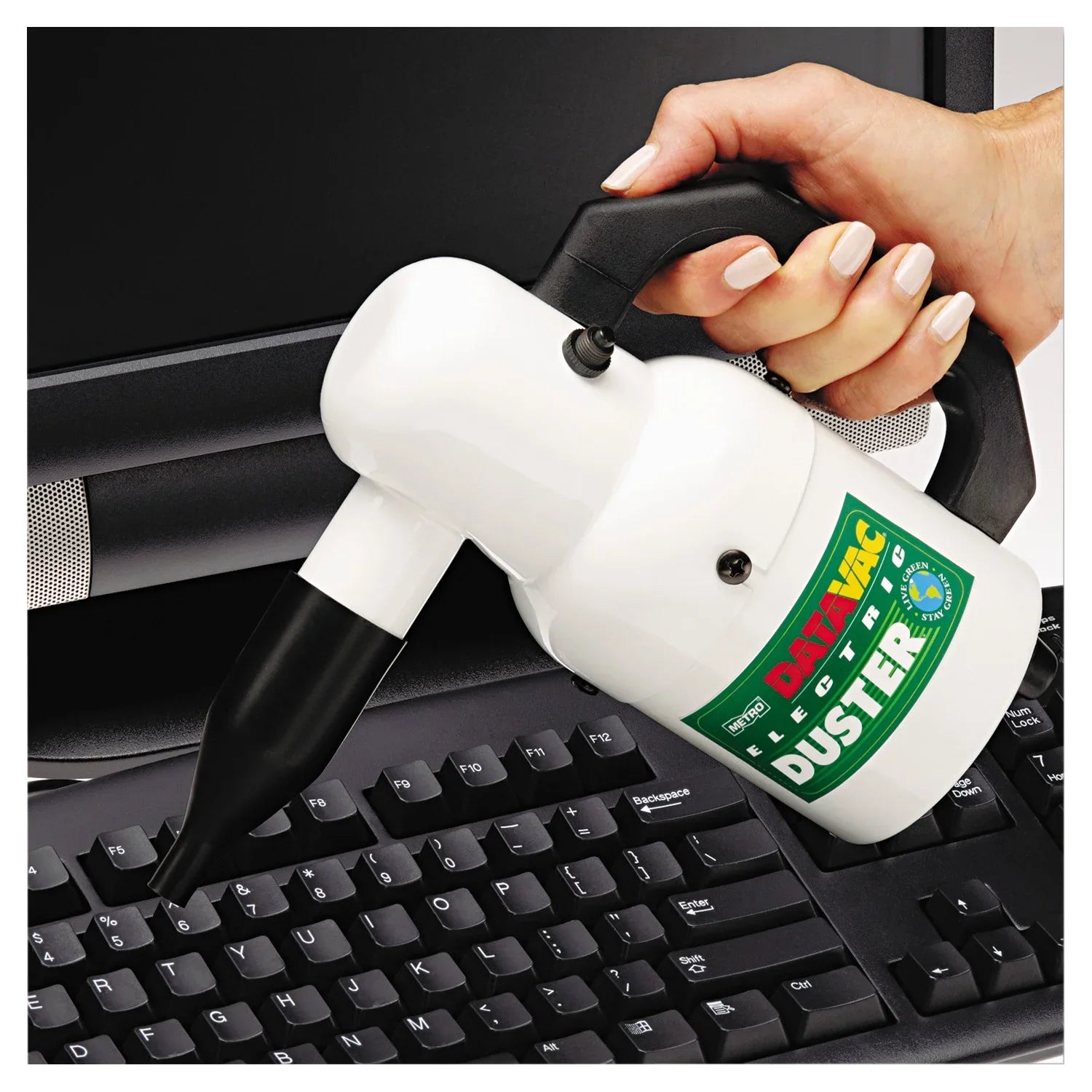 Duster and Blow Electric Canned Dust Easy DataVac to Cleaner, Powerful Air, Replaces Off -MEVED500