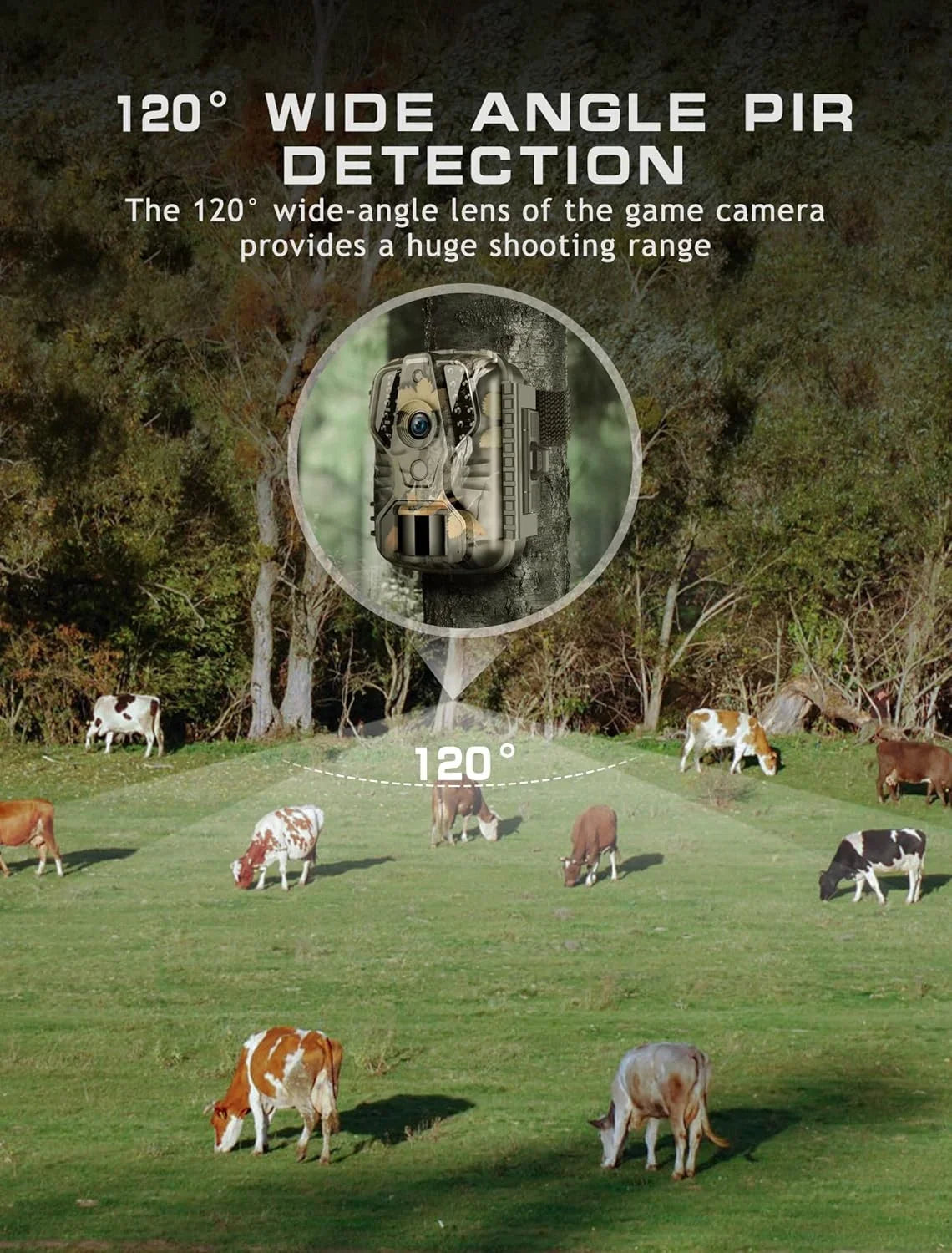 Night Waterproof, Time 0.2s Hunting Trail - Camera Vision Camera 20MP for Motion Wildlife Activated Game Trigger with Camera Hunting-M9 Monitoring Mini Deer 1080P