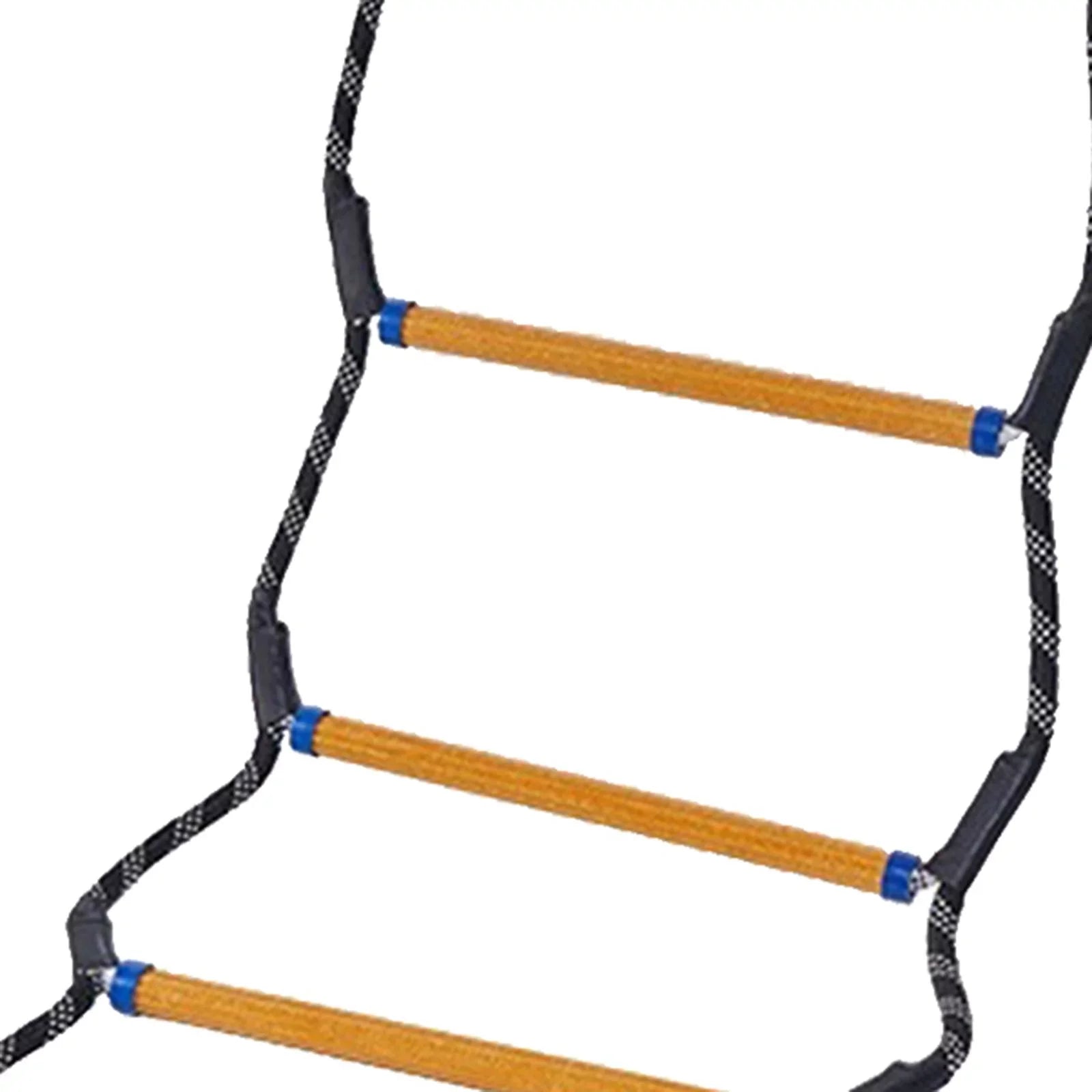 Rope Marine Tier Ladder, Swim Ladder Rope 4 Sailing Boat Boarding Inflatable Ladder, Rope High Strength 4/5 Rope Kayaking Ladder Canoe Steps for Climbing Boat
