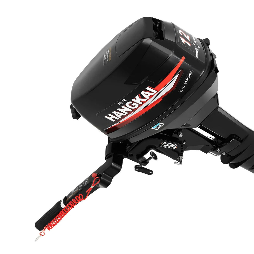 System (2 Motor, Stroke Cooling 12 2 Fishing Boat 12 System w/CDI Stroke hp liquid Heavy Motor Outboard Engine Boat 169cc hp) Duty